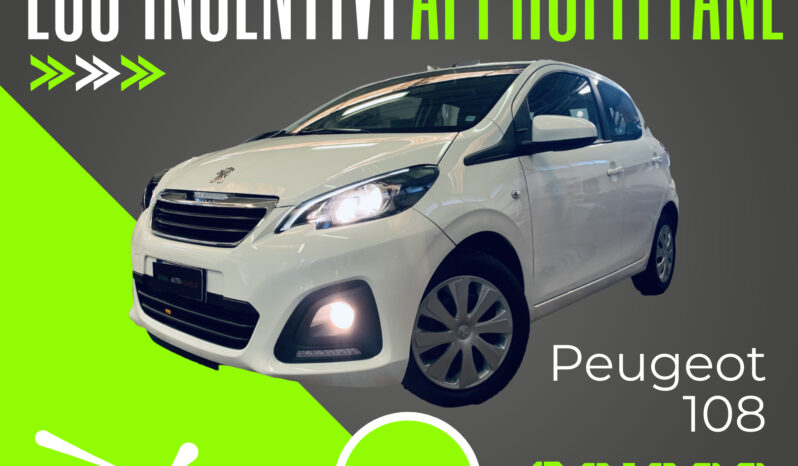 Peugeot 108 1.0 Active 5 Porte Schermo Integrato Neopatentati full